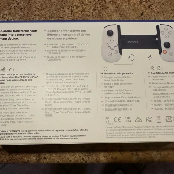 Sony PlayStation Backbone White - Lightening Edition (Great Christmas Gift!) - Picture 2 of 10